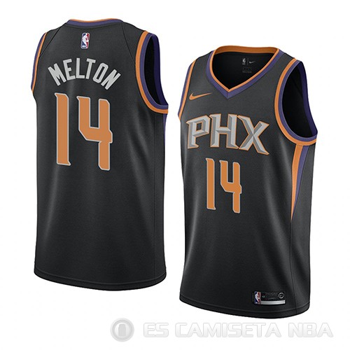 Camiseta De'anthony Melton #14 Phoenix Suns Statement 2018 Negro - Haga un click en la imagen para cerrar
